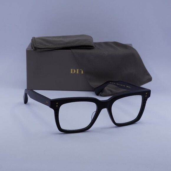 Dita SEQUOIA DTX757-A-01 Square Sunglasses - Matte Black/Clear - Picture 1 of 9